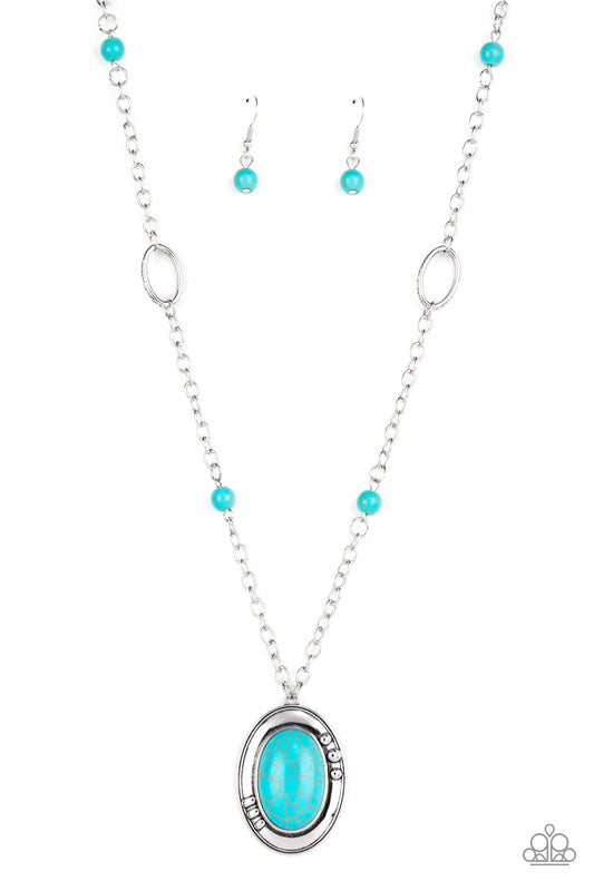 Mojave Meditation - Blue - Paparazzi Necklace