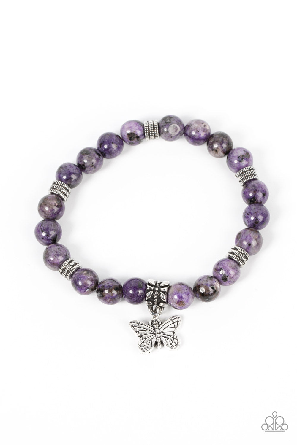 Butterfly Nirvana - Purple - Paparazzi Bracelet
