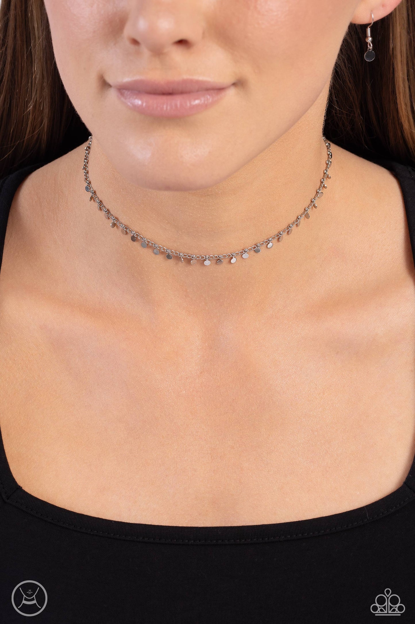 Spotlight Spunk - Silver - Paparazzi Necklace