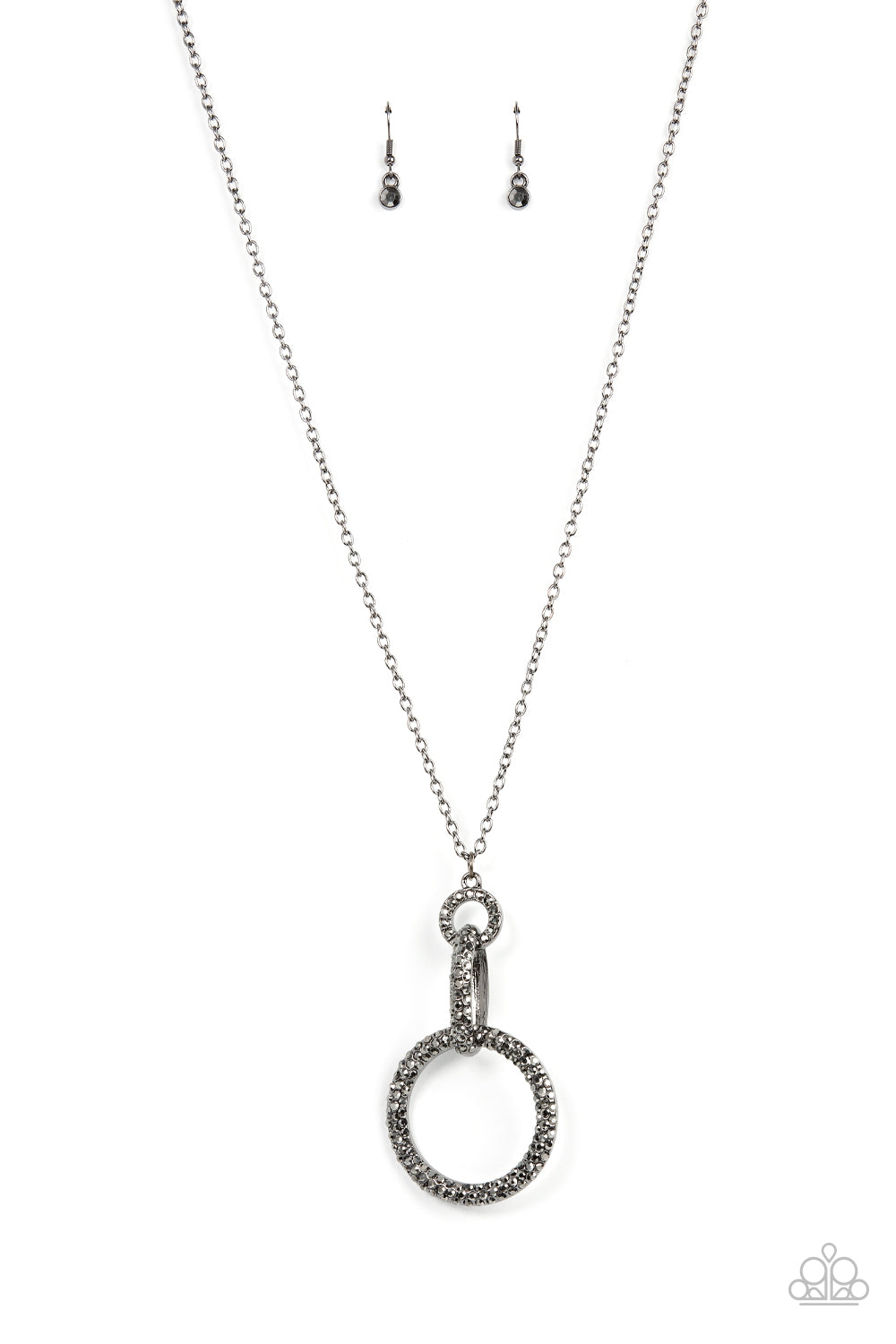 Radiant Ringleader - Black - Paparazzi Necklace