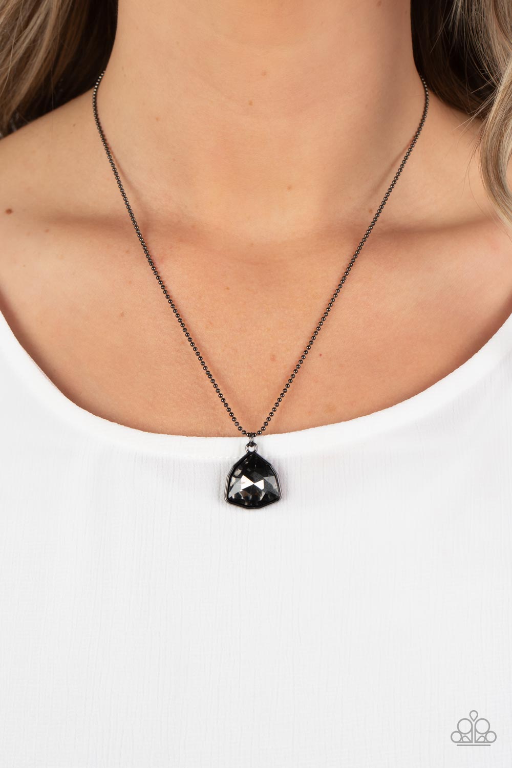 Galactic Duchess - Black - Paparazzi Necklace