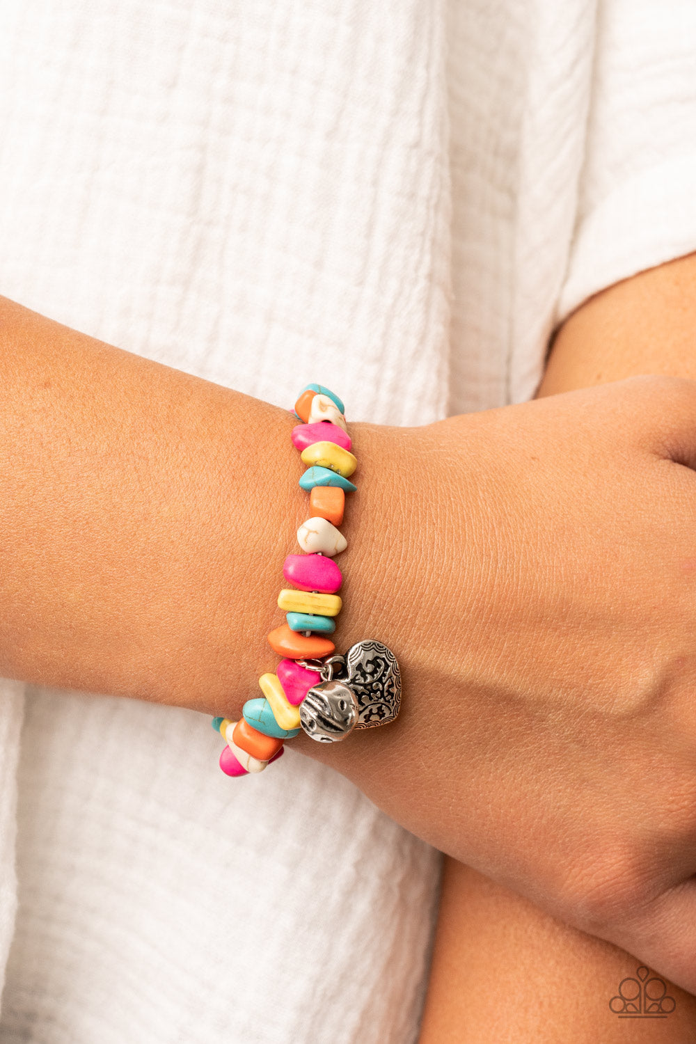 Love You to Pieces - Multi - Paparazzi Bracelet