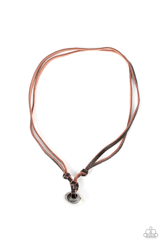 Winslow Wrangler - Brown - Paparazzi Urban Necklace