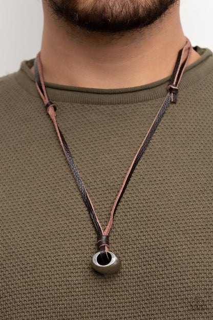 Winslow Wrangler - Brown - Paparazzi Urban Necklace
