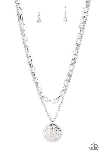 Highlight of My Life - White - Paparazzi Necklace