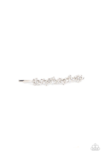 Starry Sprinkles - White - Paparazzi Hair Pin