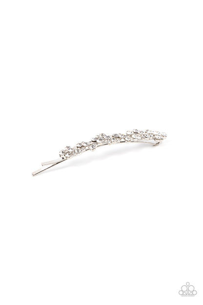Starry Sprinkles - White - Paparazzi Hair Pin