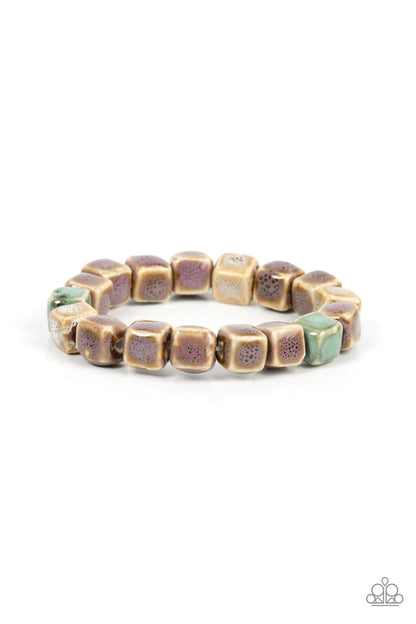 Glaze Craze - Purple - Paparazzi Bracelet