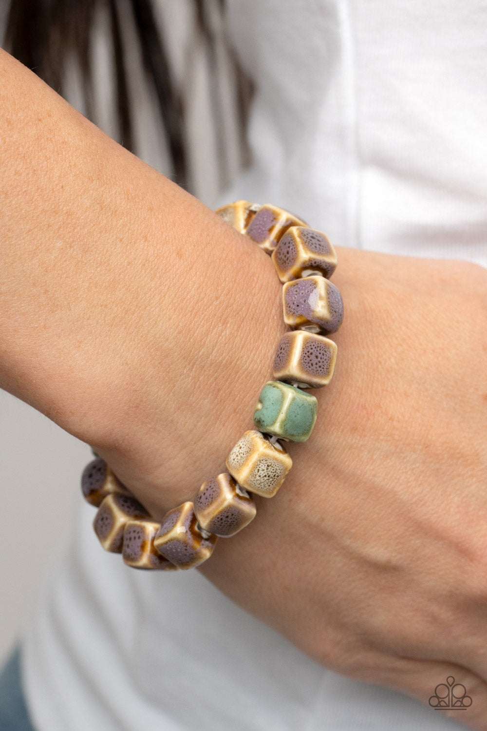 Glaze Craze - Purple - Paparazzi Bracelet
