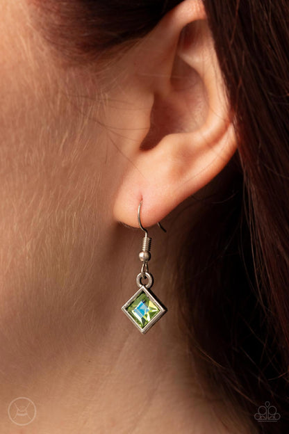 Prismatic Reinforcements - Green - Paparazzi Necklace