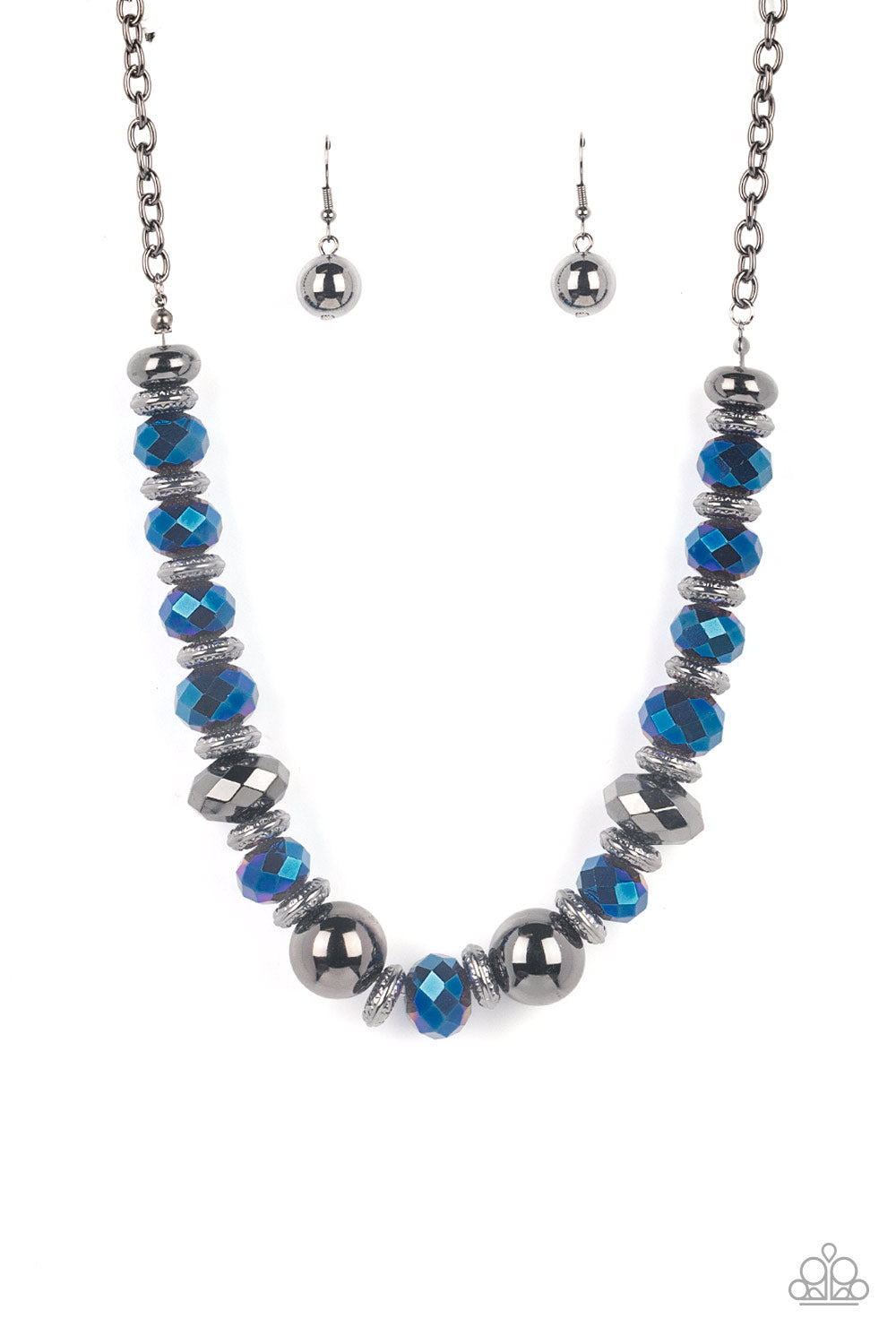 Interstellar Influencer - Blue - Paparazzi Necklace