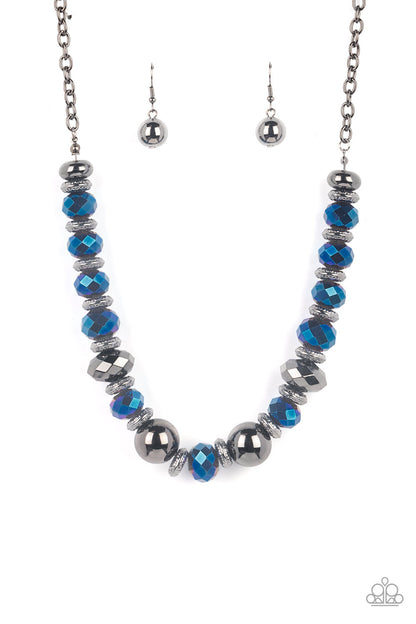 Interstellar Influencer - Blue - Paparazzi Necklace