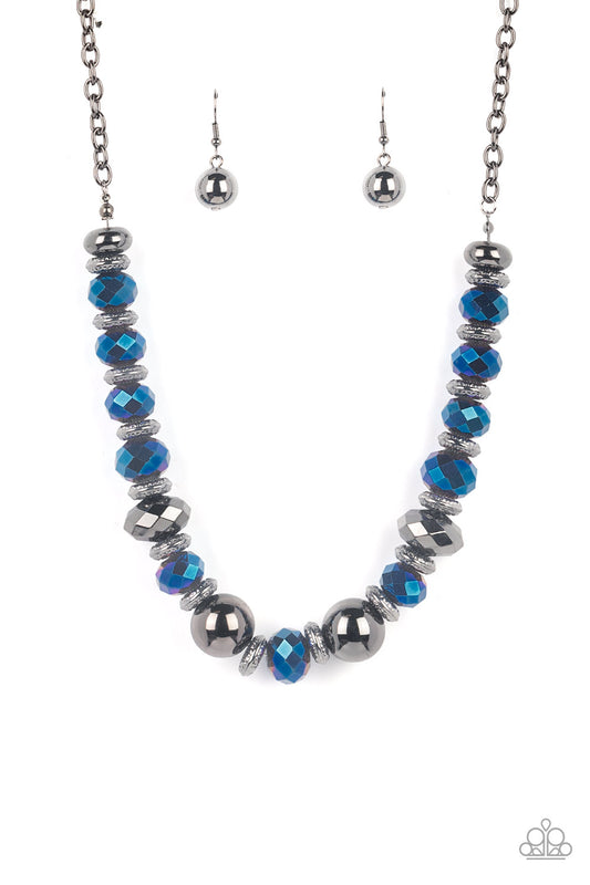 Interstellar Influencer - Blue - Paparazzi Necklace