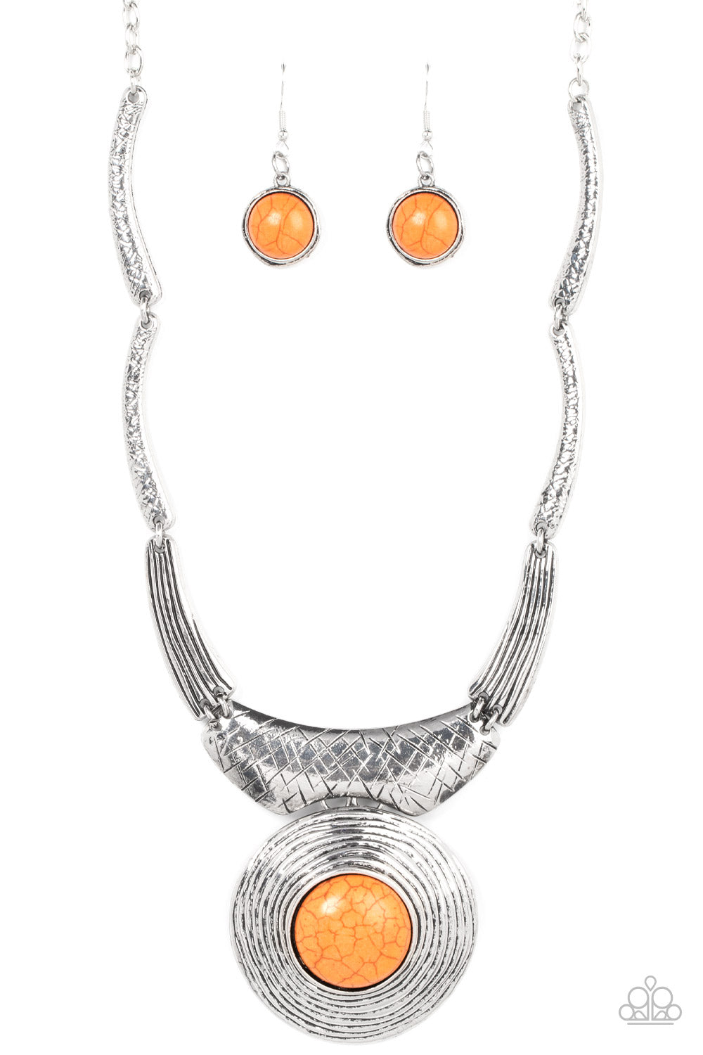 EMPRESS-ive Resume - Orange - Paparazzi Necklace
