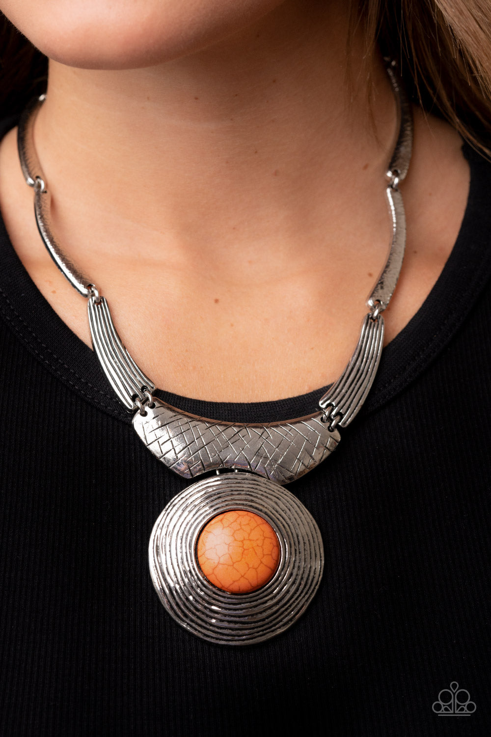 EMPRESS-ive Resume - Orange - Paparazzi Necklace