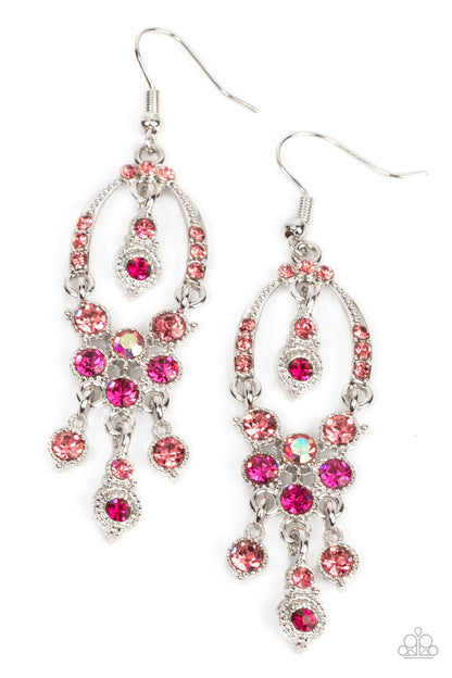 Sophisticated Starlet - Pink - Paparazzi Earrings