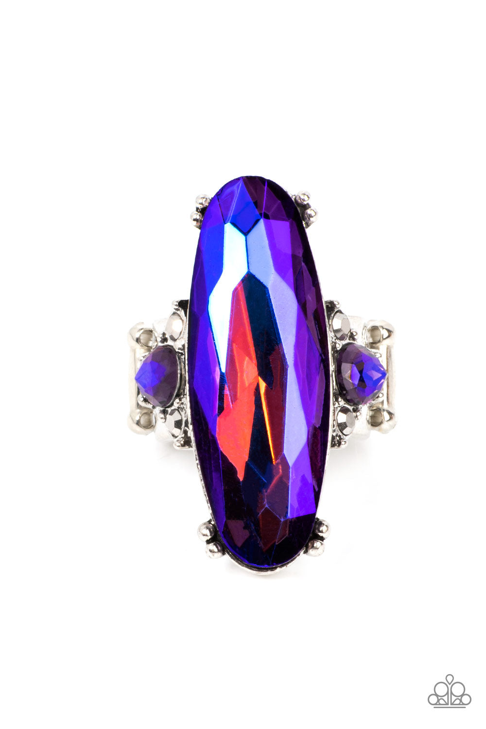Interdimensional Dimension - Blue - Paparazzi Ring