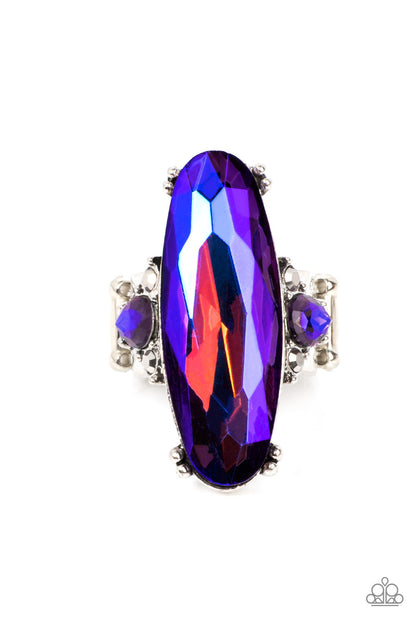 Interdimensional Dimension - Blue - Paparazzi Ring