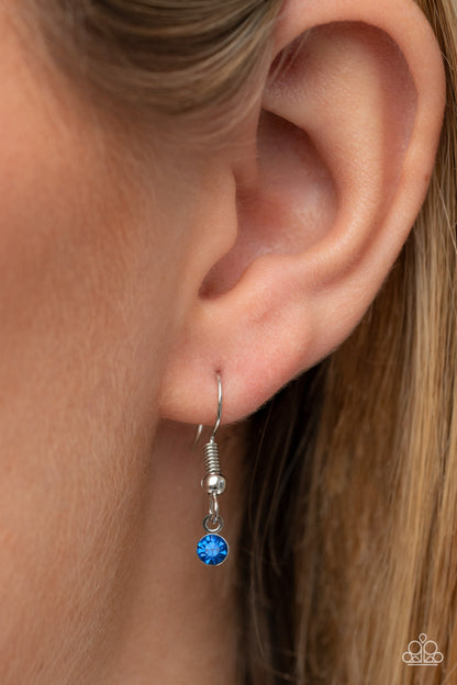 Minimal EFFORTLESS - Blue - Paparazzi Necklace