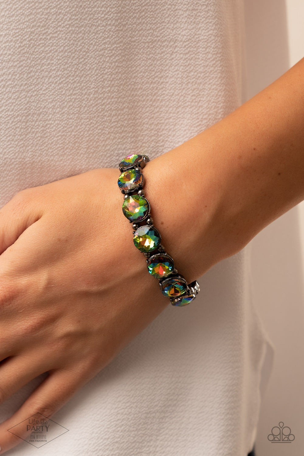 Glitzy Glamorous - Multi - Paparazzi Bracelet