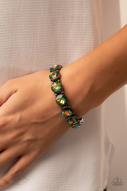 Glitzy Glamorous - Multi - Paparazzi Bracelet