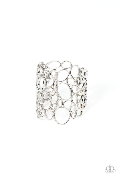 All Turned Around - Silver - Paparazzi Bracelet