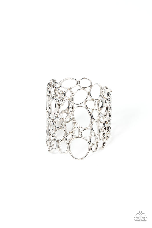 All Turned Around - Silver - Paparazzi Bracelet