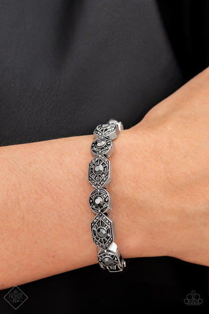 Eye-Opening Opulence - Silver - Paparazzi Bracelet (2022 August Fashion Fix)