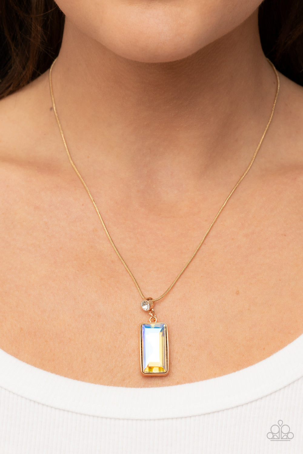 Cosmic Curator - Gold - Paparazzi Necklace