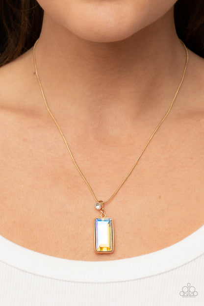 Cosmic Curator - Gold - Paparazzi Necklace