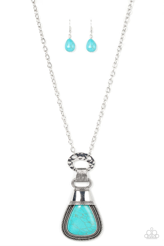 Rodeo Royale - Blue - Paparazzi Necklace
