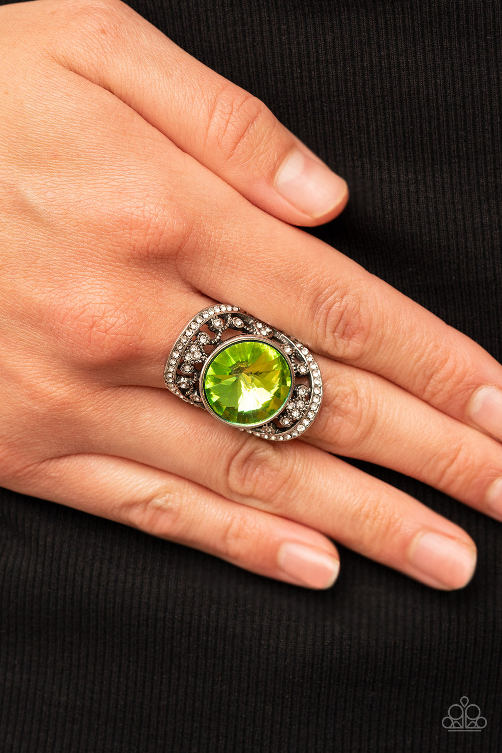 Galactic Garden - Green - Paparazzi Ring
