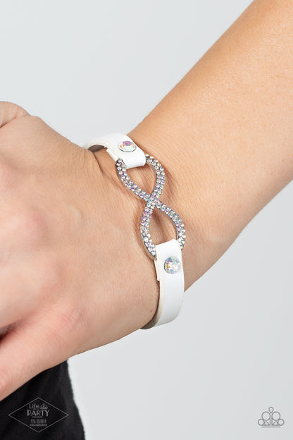 Innocent Till Proven GLITZY! - Multi - Paparazzi Bracelet(Life of the Party Pink Diamond)