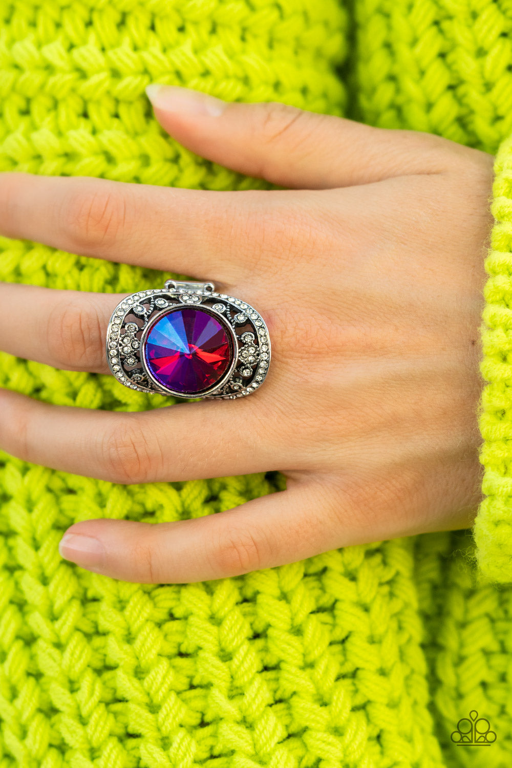 Galactic Garden - Pink - Paparazzi Ring
