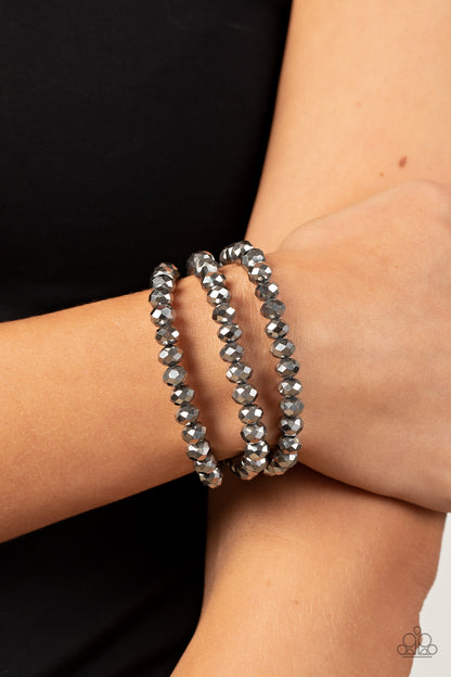 Supernova Sultry - Silver - Paparazzi Bracelet