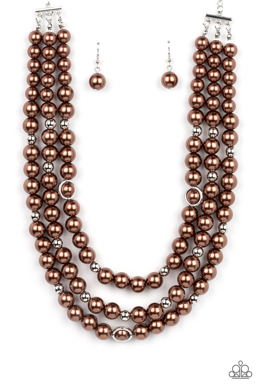 Needs No Introduction - Brown - Paparazzi Necklace