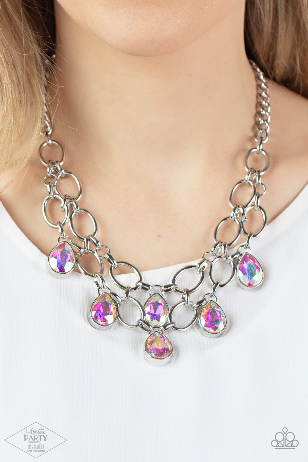 Show-Stopping Shimmer - Multi - Necklace (2022 LOP Pink Diamond Fan Fav)