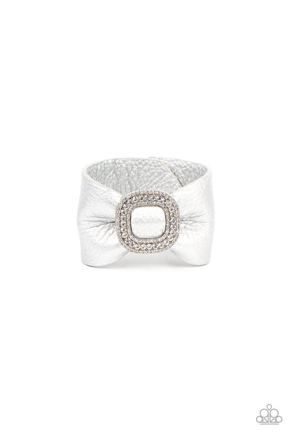 Lights, SELFIE, Action! - Silver - Paparazzi Bracelet