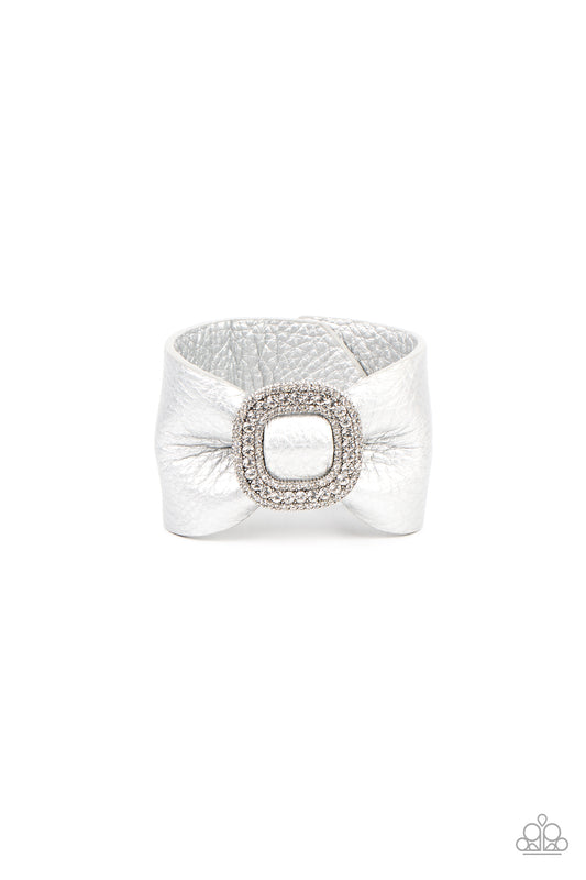 Lights, SELFIE, Action! - Silver - Paparazzi Bracelet