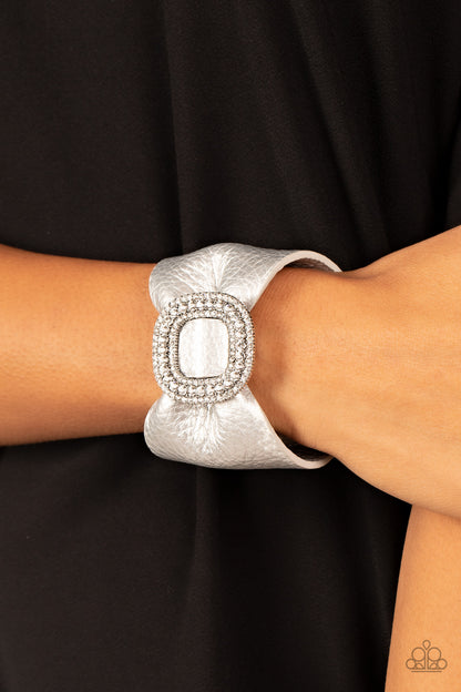 Lights, SELFIE, Action! - Silver - Paparazzi Bracelet