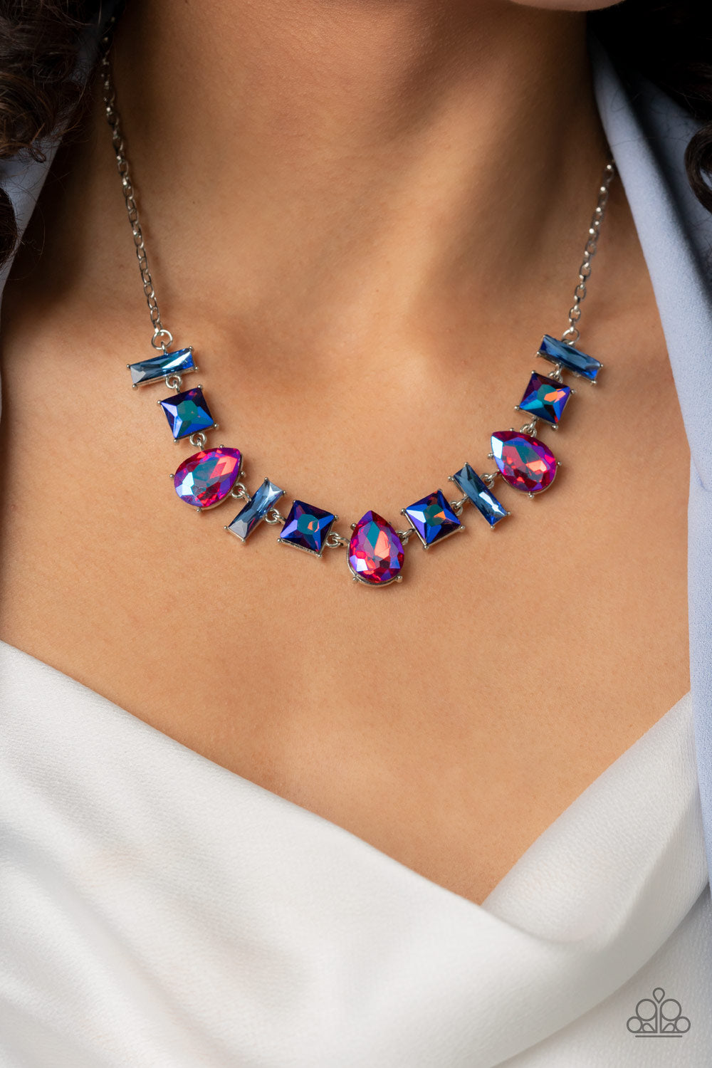Interstellar Ice - Pink - Paparazzi Necklace (LOP)