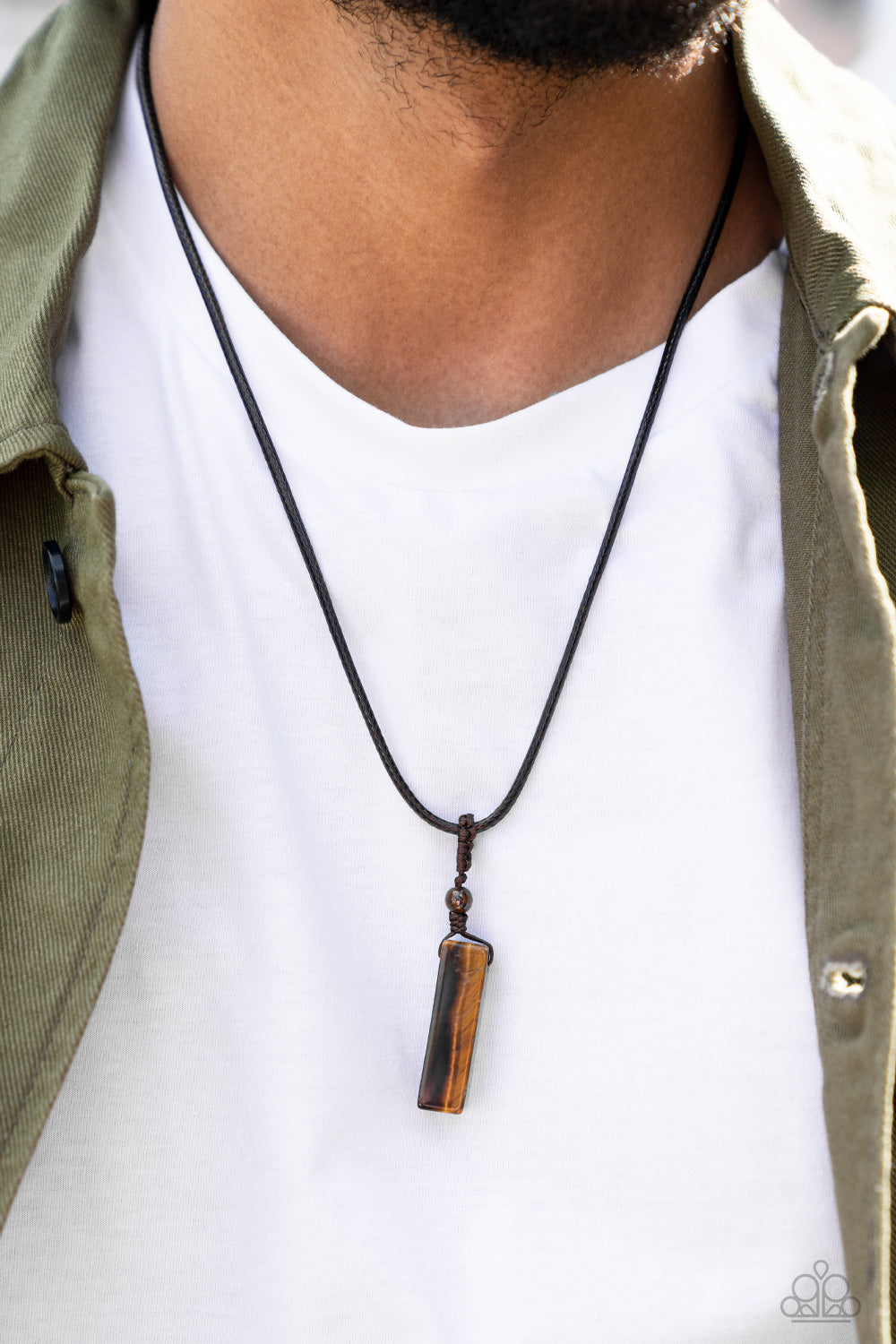 Comes Back ZEN-fold - Brown - Urban Paparazzi Necklace