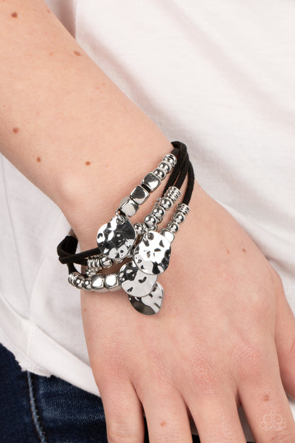 Token Trek - Black - Paparazzi Bracelet