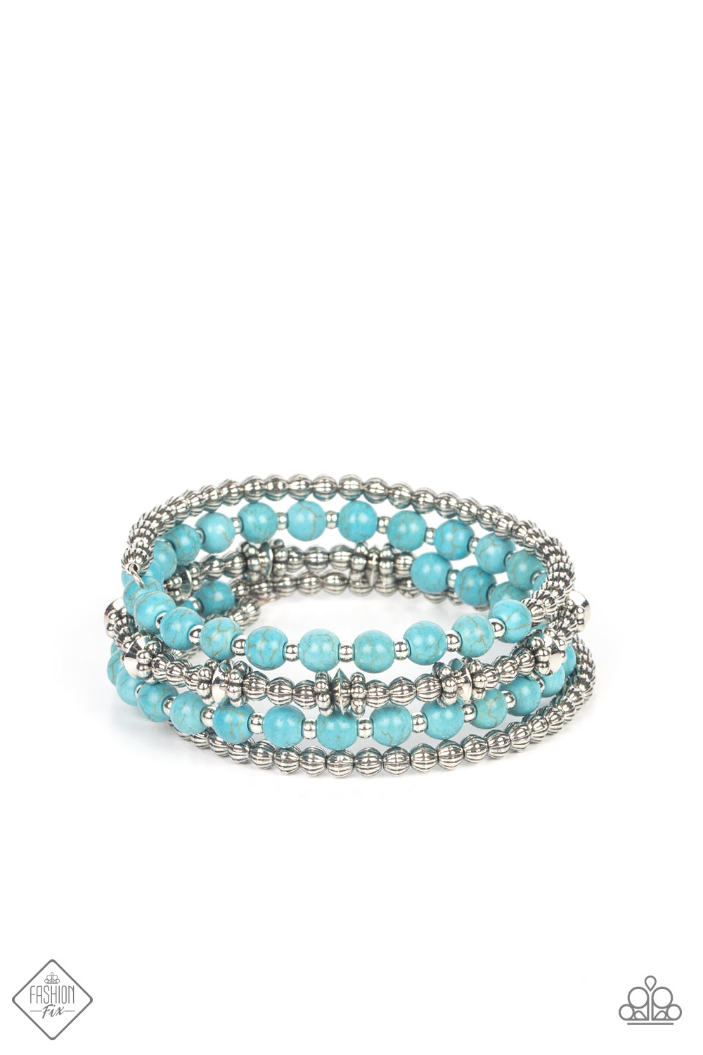 Road Trip Remix - Blue - Paparazzi Bracelet