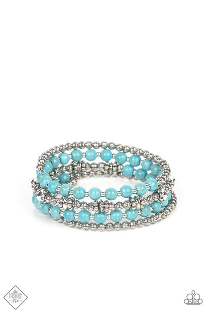 Road Trip Remix - Blue - Paparazzi Bracelet