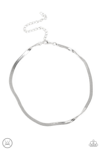 In No Time Flat - Silver - Paparazzi Necklace