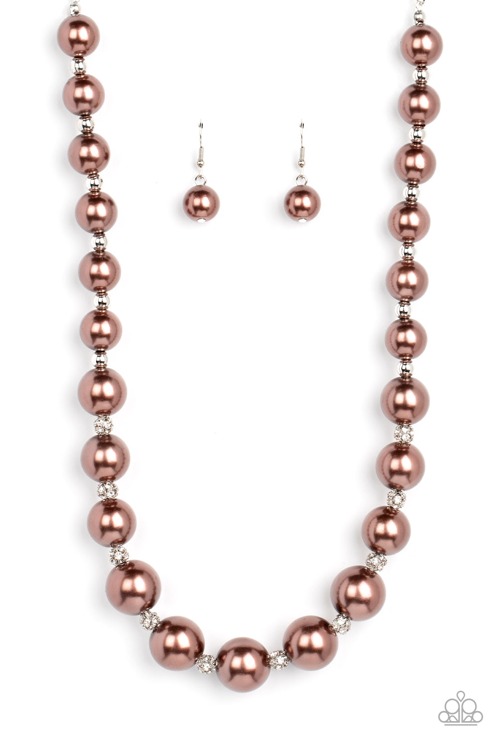 Sail Away with Me - Brown - Paparazzi Necklace