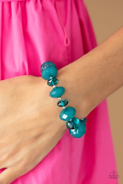 Keep GLOWING Forward - Blue - Paparazzi Bracelet