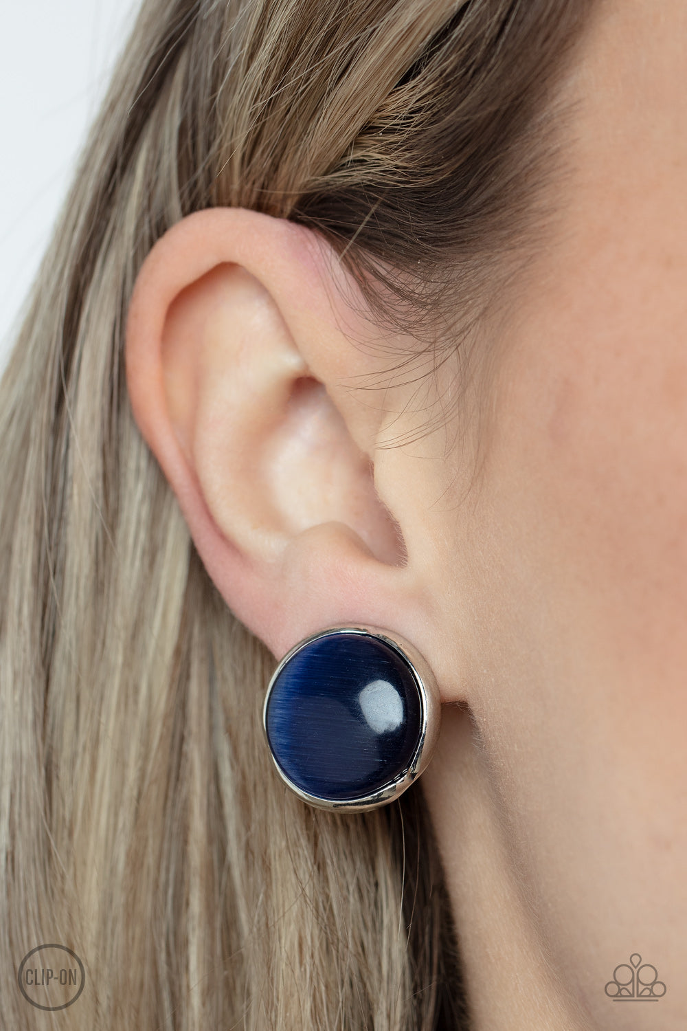 Cool Pools - Blue - Paparazzi Clip On Earrings