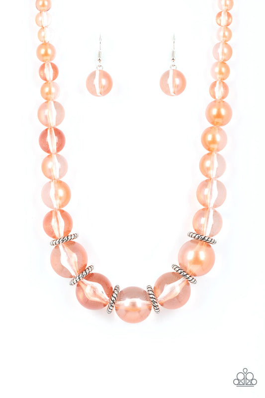 Marina Mirage - Orange - Paparazzi Necklace